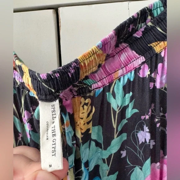 Spell Butterfly Garden Maxi Skirt - Medium